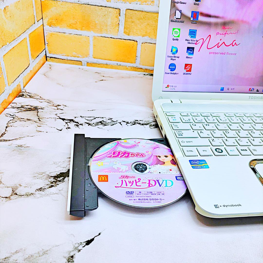 簡単PC❣️WIN11ノートパソコン❤️爆速SSD❤️メモリ8G✨Blu-ray