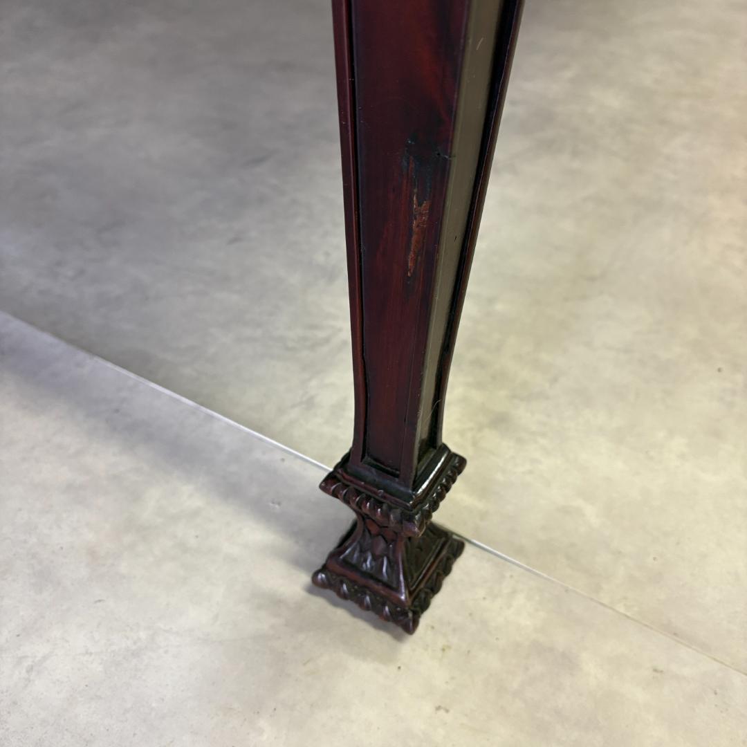 アンティーク デスク レザートップ 英国クラシック 木製