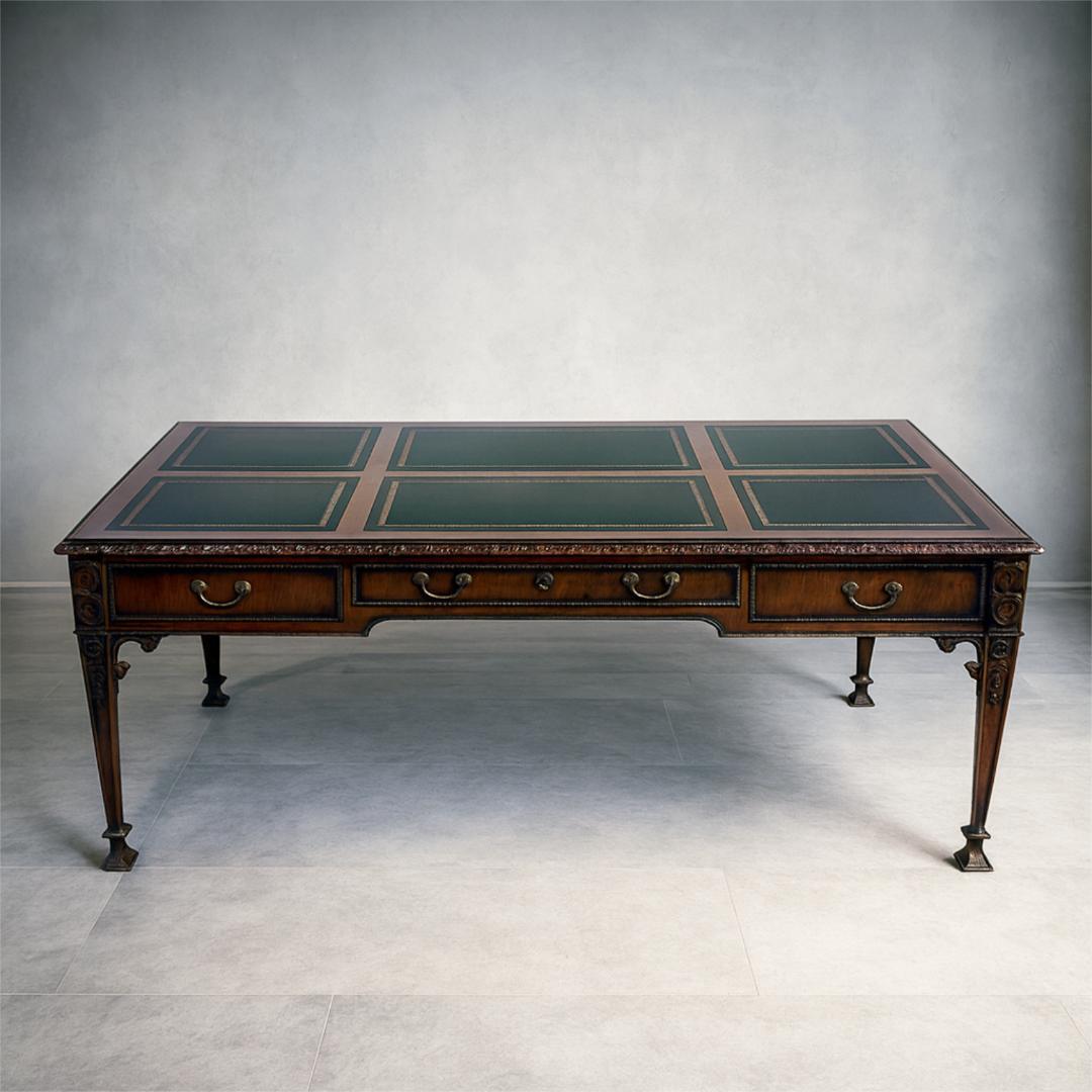 アンティーク デスク レザートップ 英国クラシック 木製 アンティーク デスク レザートップ 英国クラシック 木製