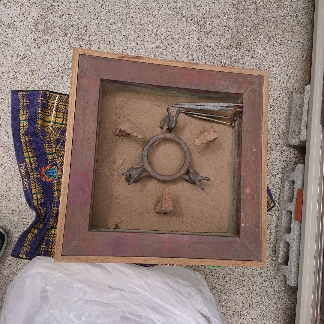 古美術火鉢四角形レトロ 古美術火鉢四角形レトロ