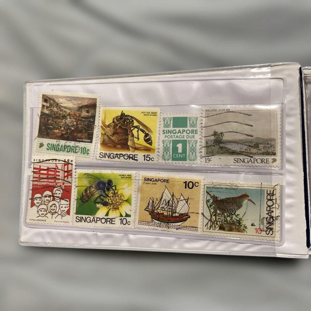マレーシア シンガポール コレクションアルバム 使用済切手 - メルカリ