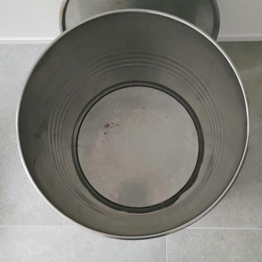 工業系インダストリアル スチールオープン型ドラム缶 φ41cm×H43.5cm