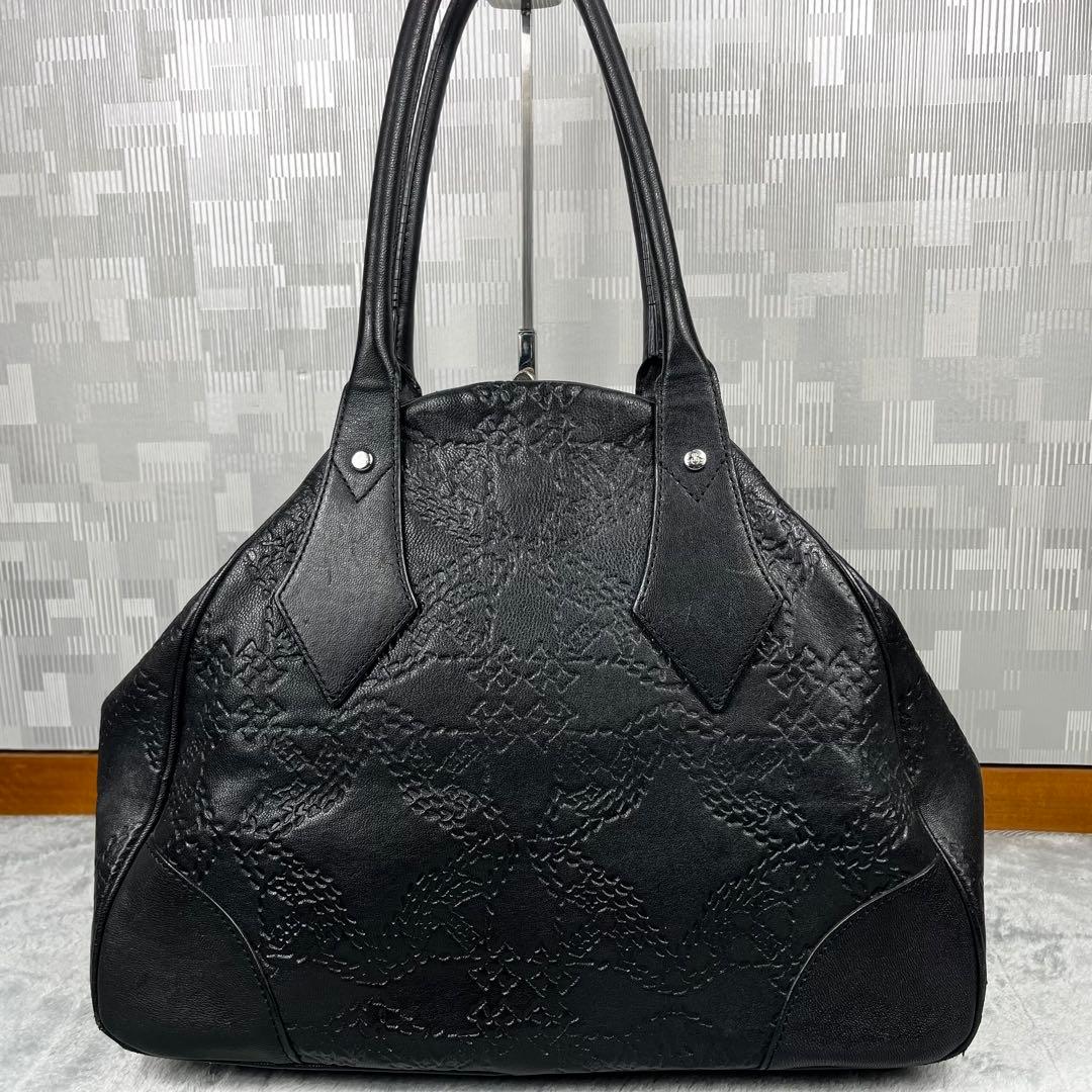 Vivienne Westwood ヤスミン ミニボストンバッグ オーブ 型押し