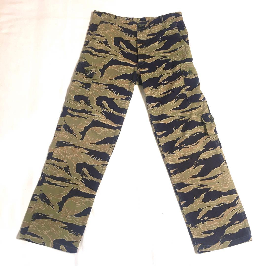 米軍ベトナム戦争/沖縄ゴールドタイガーストライプ/パンツ - メルカリ