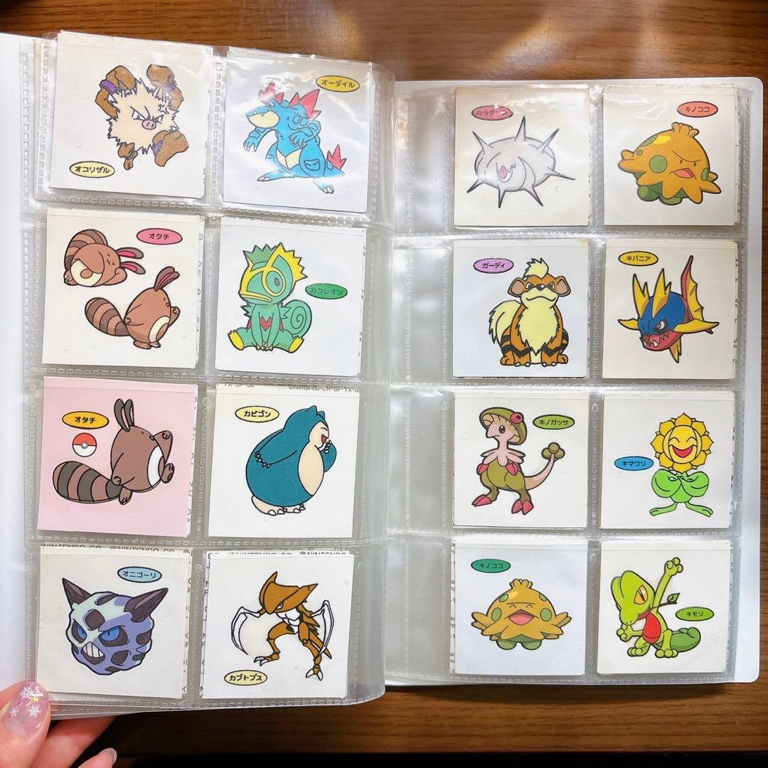 ポケモンシール　ファイル付き　ポケモンパンシール　シール　ステッカー　ポケモン