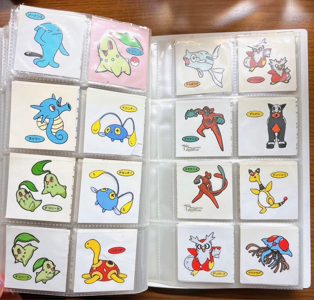 ポケモンシール　ファイル付き　ポケモンパンシール　シール　ステッカー　ポケモン