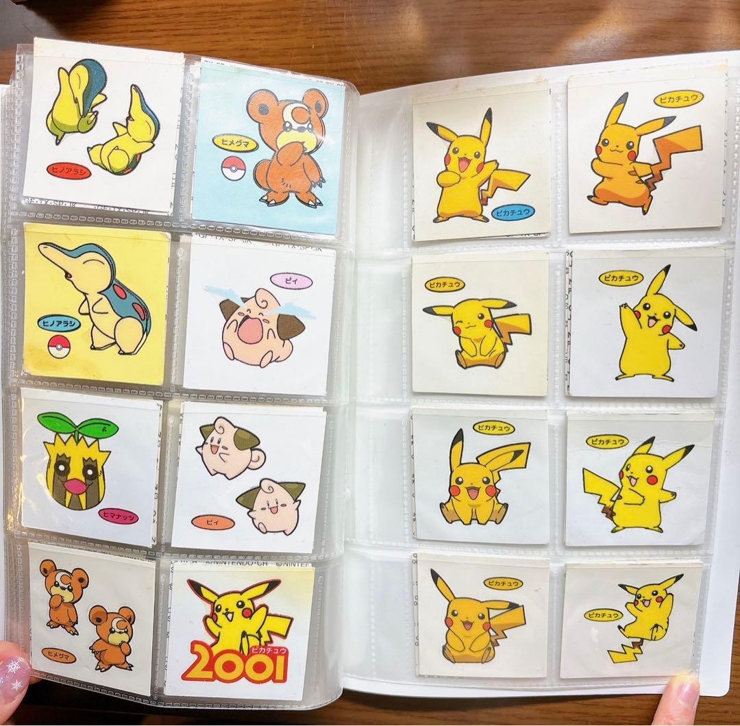 ポケモンシール　ファイル付き　ポケモンパンシール　シール　ステッカー　ポケモン