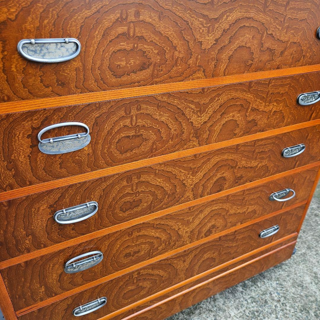 府中家具 欅 桐箪笥 和タンス 整理収納家具 AB619