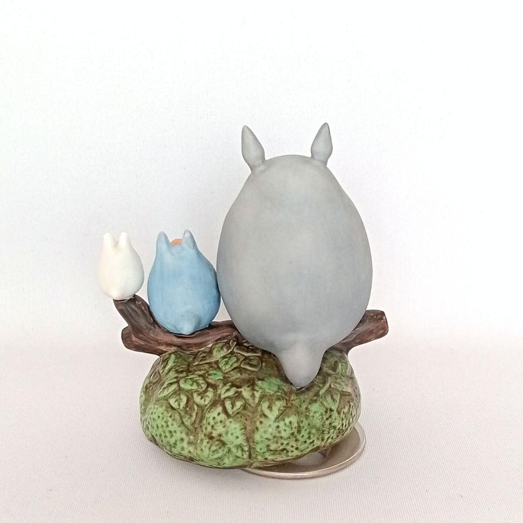 となりのトトロ オカリナ3匹 ジブリ 陶器 オルゴール 置物