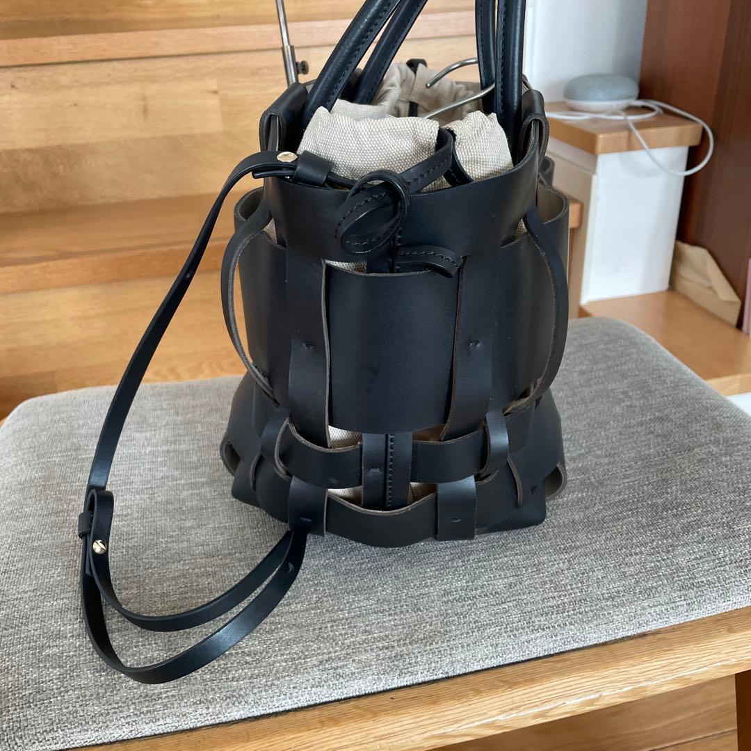 ZANCHETTIザンケッティ ミディショッパー ブラック　バッグ