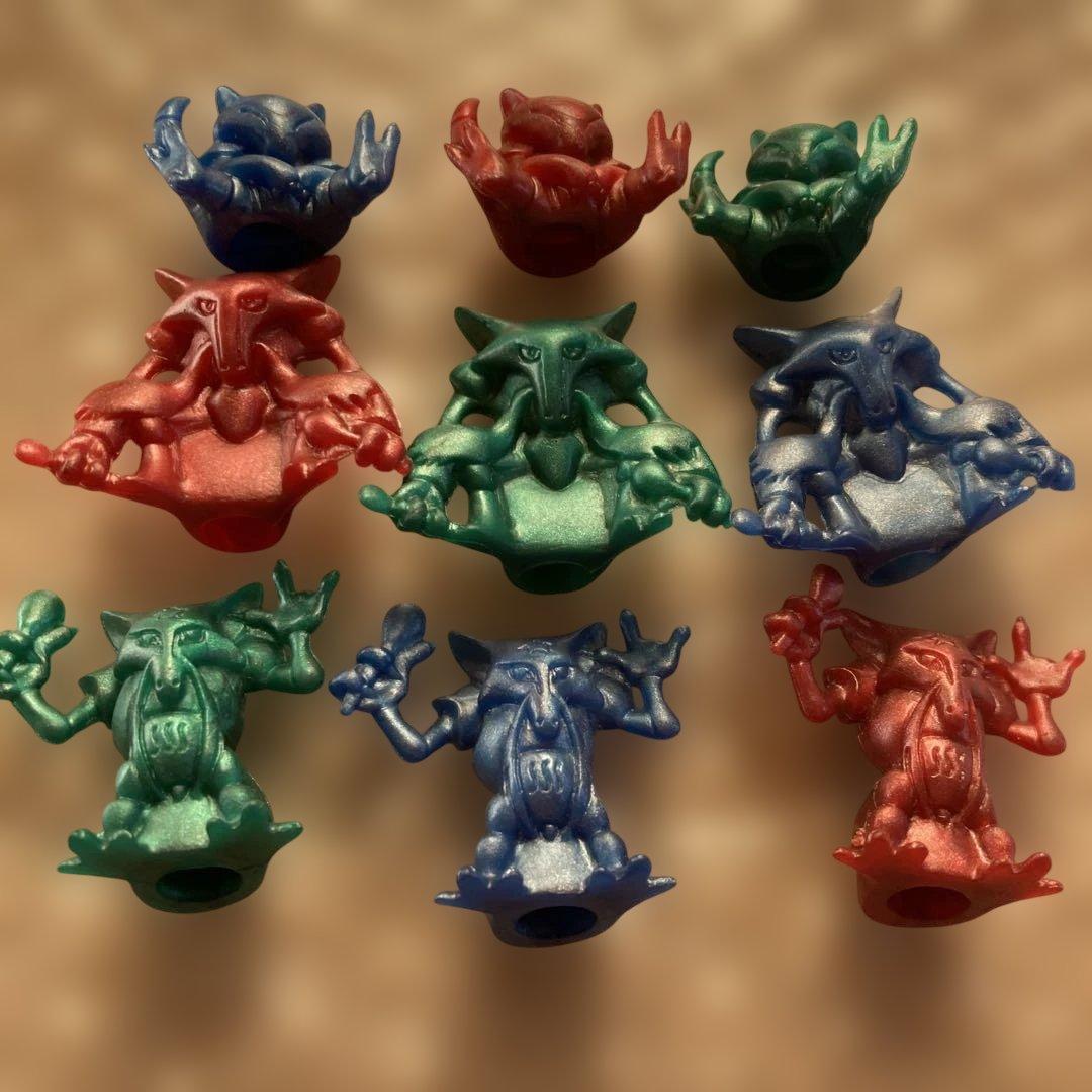 ポケモンガチャ 塩ビ人形 メタリックフィギュア ユンゲラーケーシー