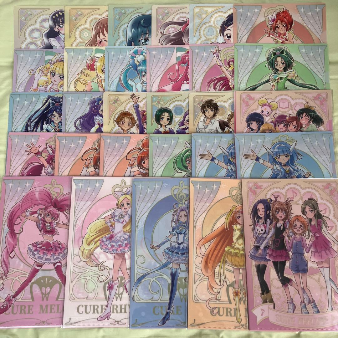 プリキュアオールスターズ　クリアファイルコレクション フラットガシャポン】プリキュアオールスターズ クリアファイル