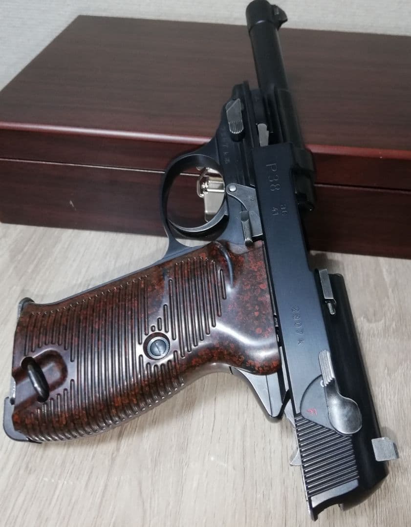 本日終了⭐マルゼン ワルサーP38 ac41ブラック ガスブロ カスタム⭐箱付