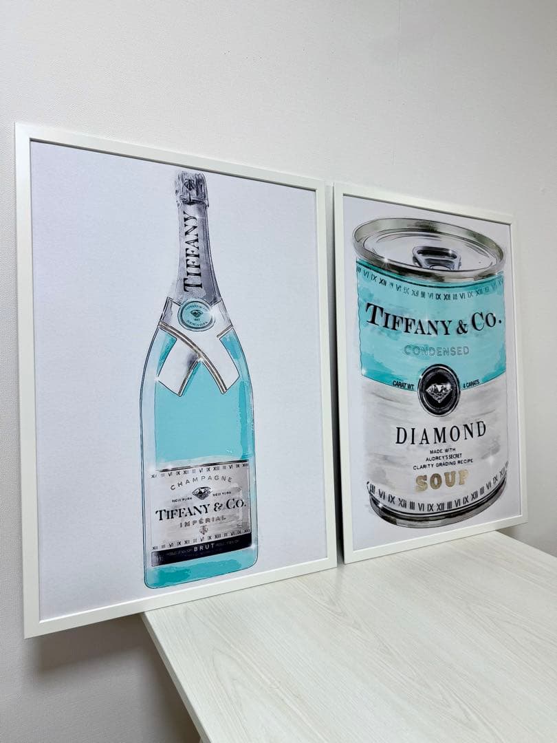 No.4♡半額祭♡キャンバスアート ブランドアートポスター Tiffany絵画