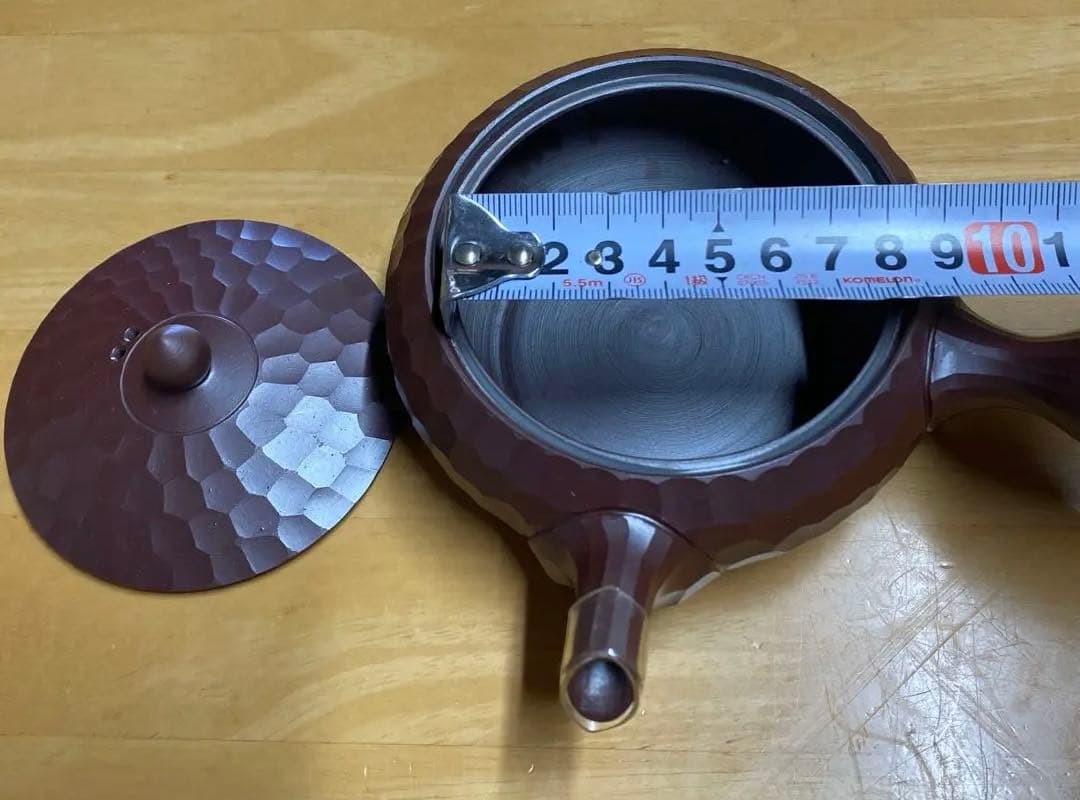 万古焼 手作急須 三代伊呂久作 希少品 ダイヤモンドカット - メルカリ