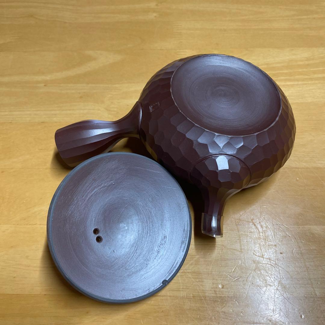 万古焼 手作急須 三代伊呂久作 希少品 ダイヤモンドカット - メルカリ