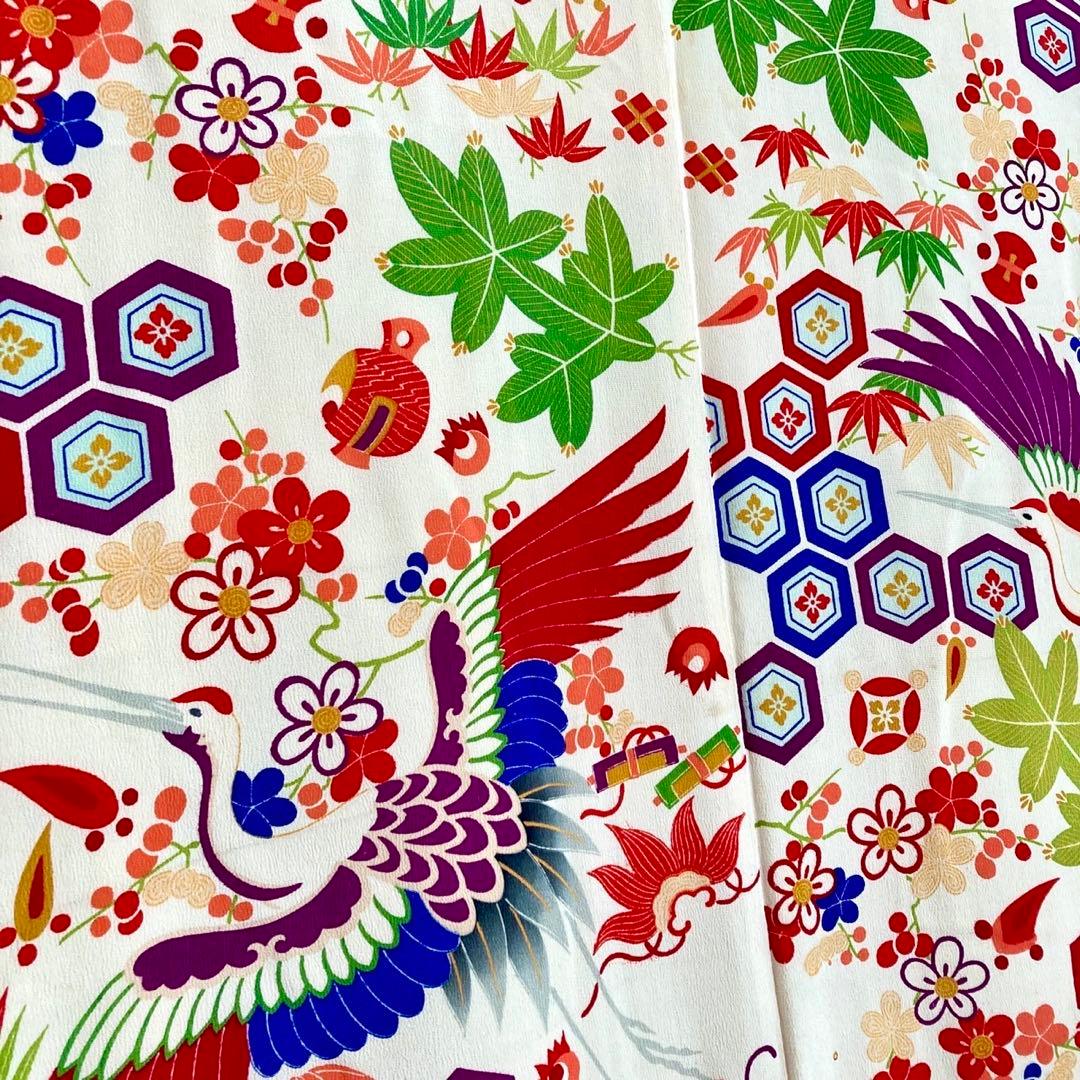 ★みるきーねむ です★アンティーク　ジュニア　女の子　子供着物　NO2