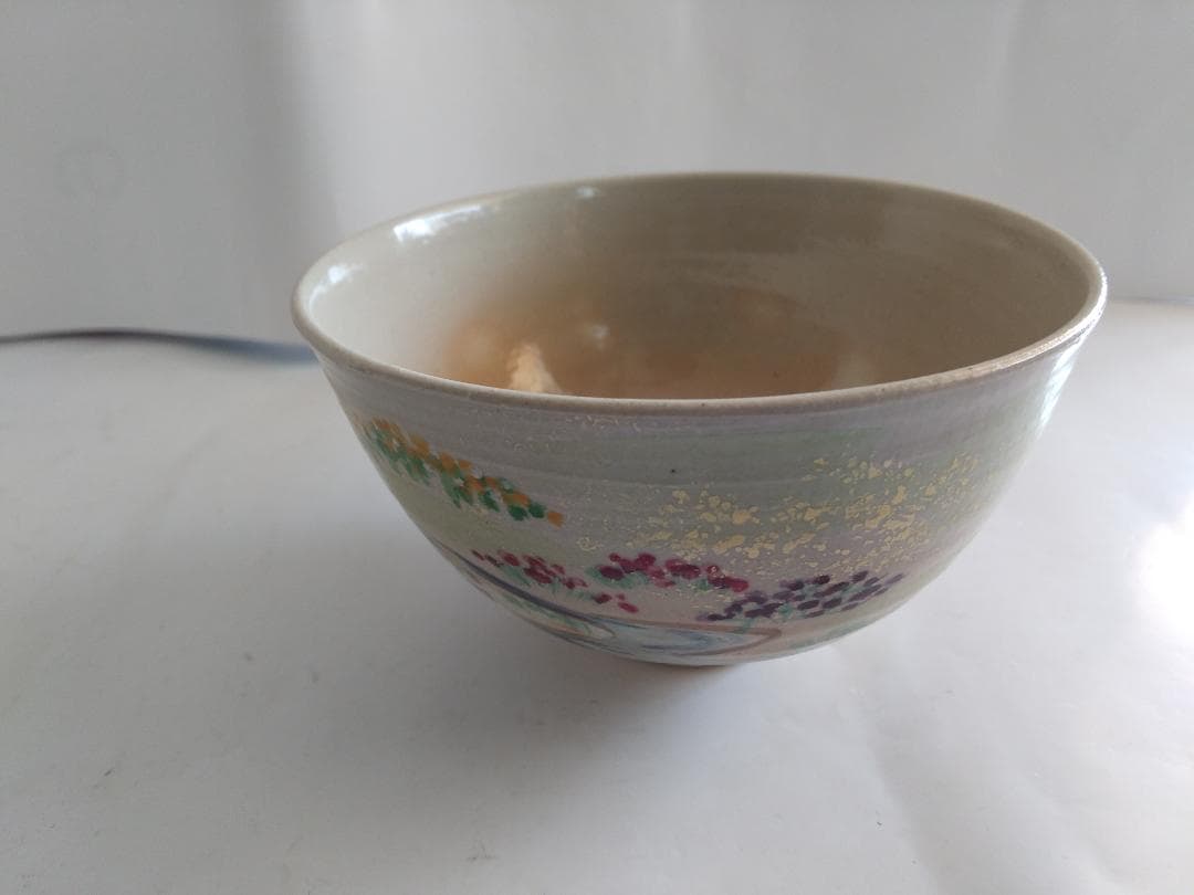 中村華峰 茶碗 勅題茶碗「 岸 」 抹茶碗 茶道具 新品 未使用 です。