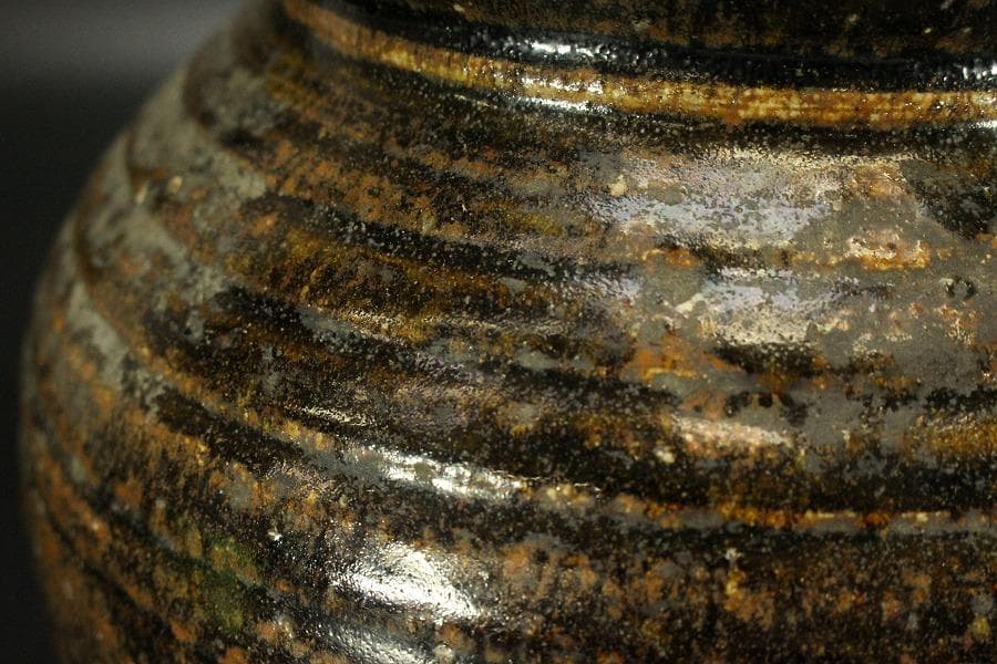 古瀬戸 砂金袋型 水指 茶道具 江戸時代(ZE566)