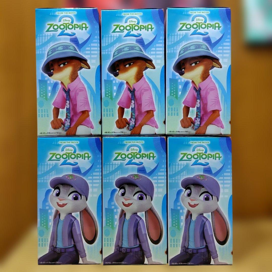 モニタートップフィギュア ズートピア2 ニック ジュディ 6個セット