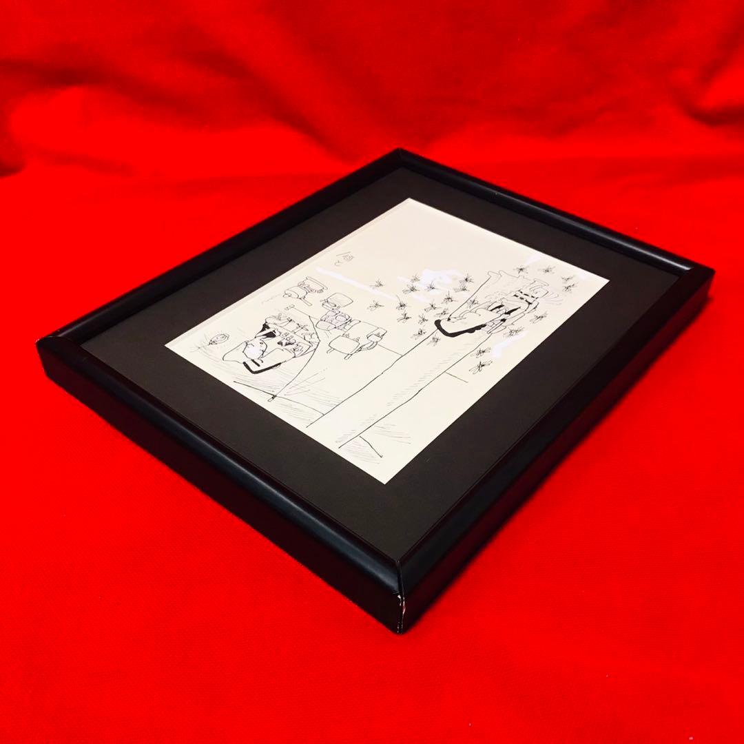 ♦︎直筆原画♦︎岩本久則♦︎ガロ♦︎漫画家♦︎昭和レトロ♦︎イラスト♦︎額装品♦︎