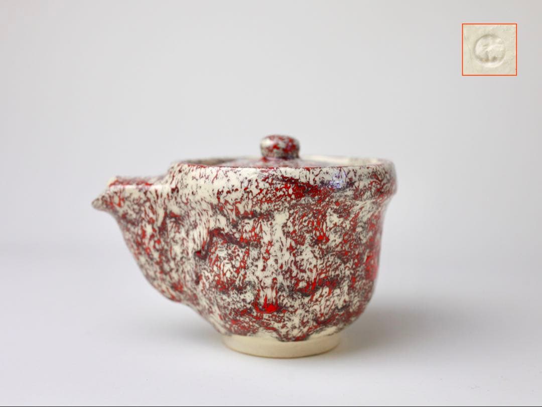 箕面焼 松田箕山 急須 煎茶器 茶道具