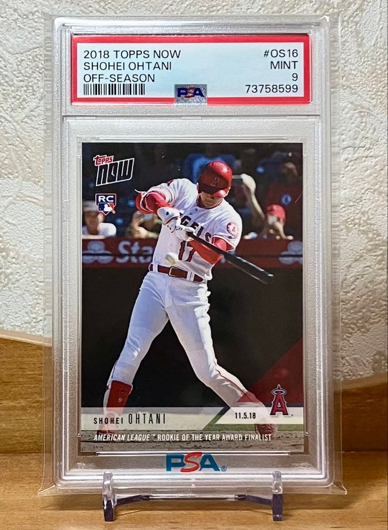 PSA9】 大谷翔平 2018 topps ルーキーカード #OS16 - メルカリ