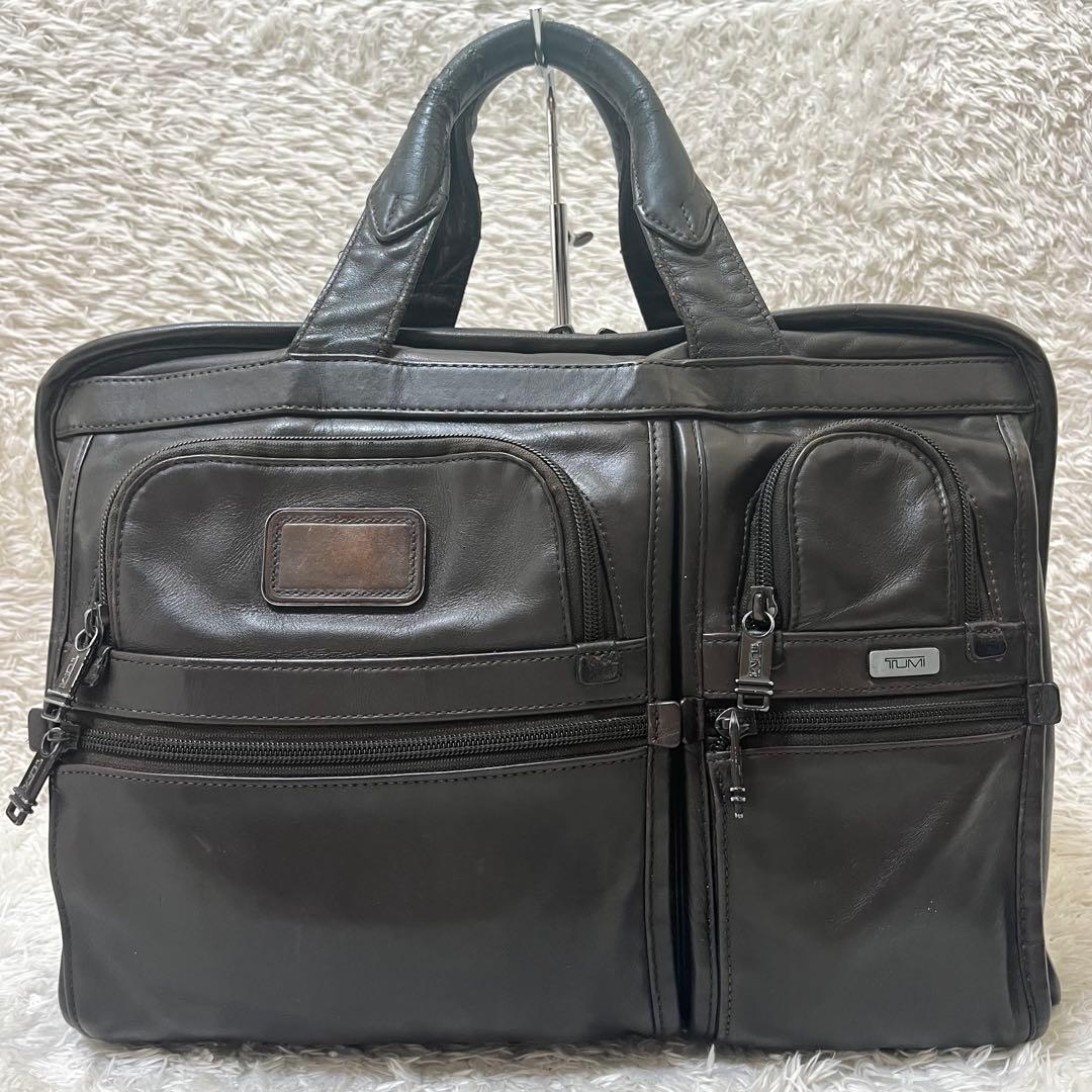 ✨希少✨TUMI 2way ビジネスバッグ オールレザー A4可 茶