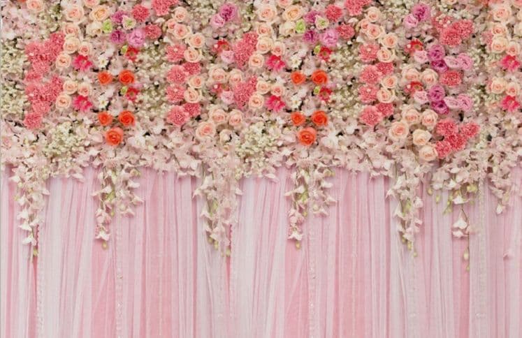 背景布【薔薇I】ローズ サンプル ドール、トリミング、ペット撮影用