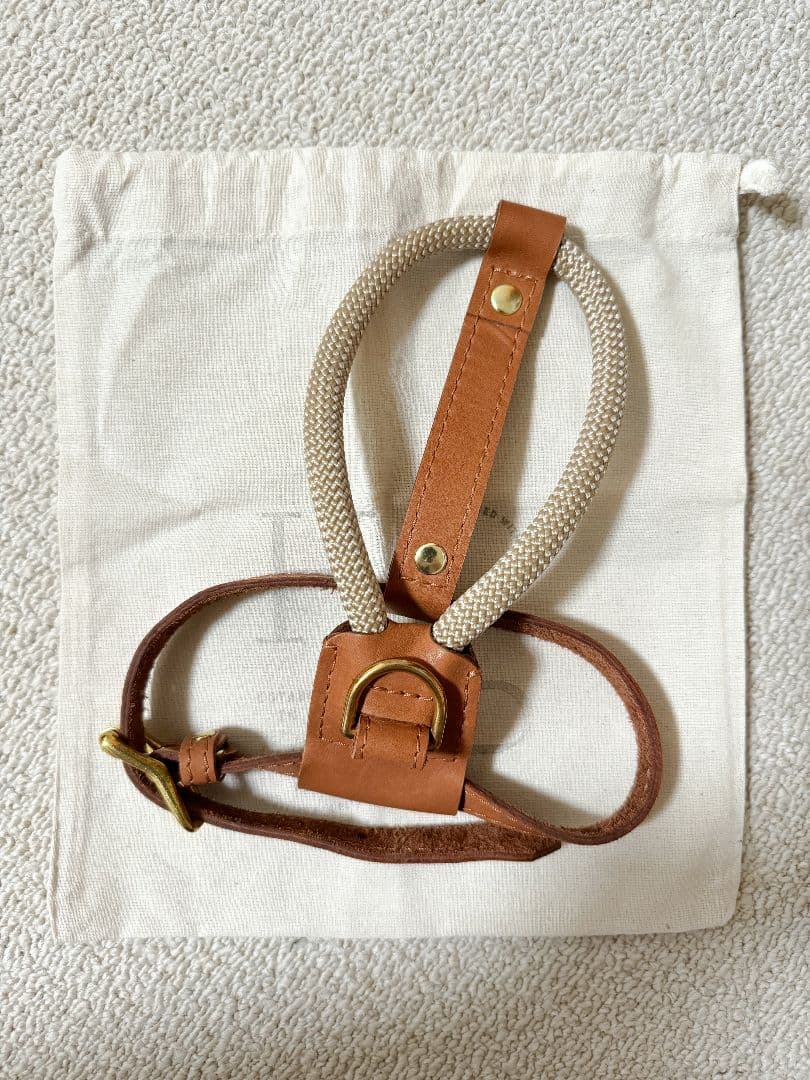 hunting pony　犬　ハーネス　キャメル ボンビアルコン オンラインショップ / 栃木レザー ハーネス キャメル