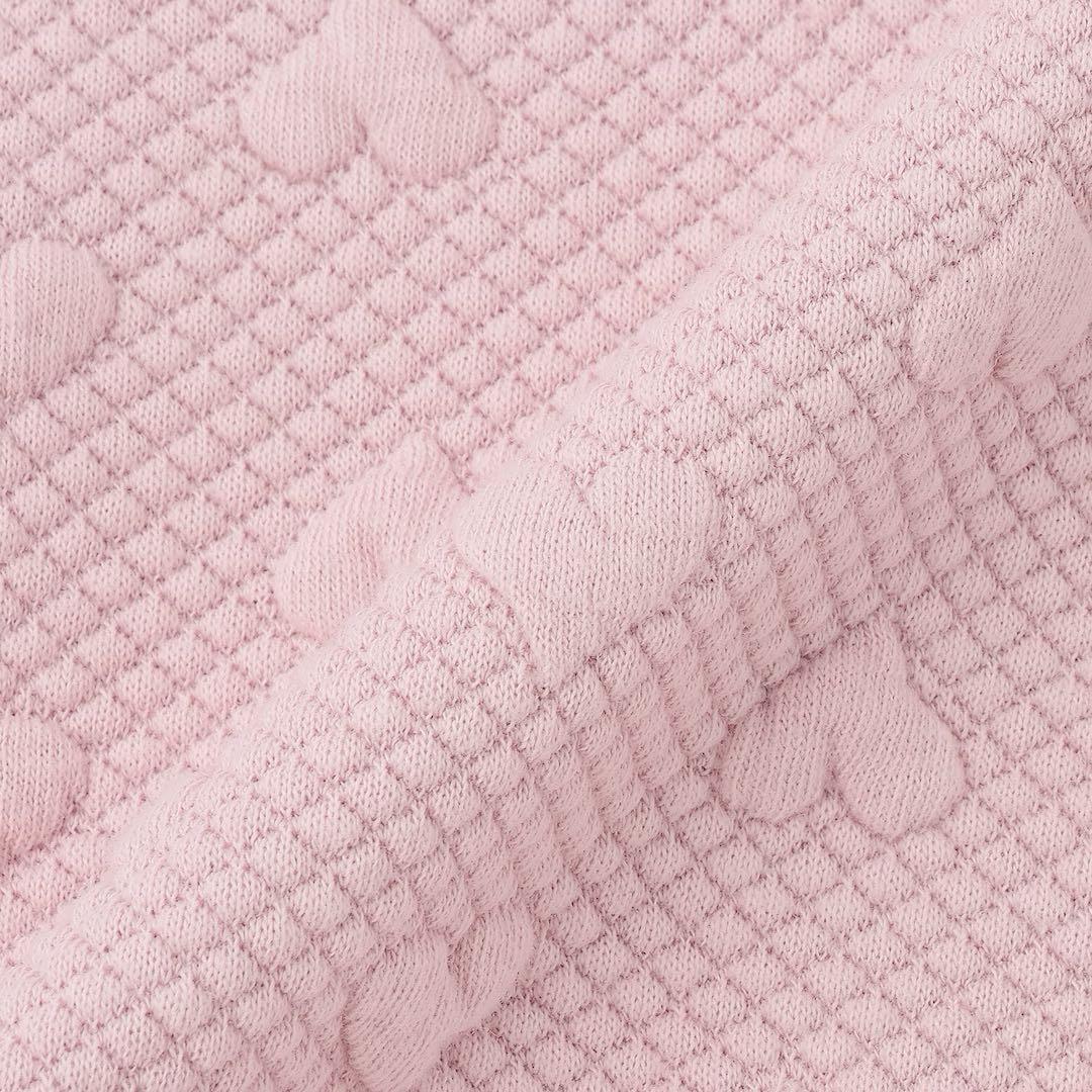 メゾピアノ新品新作タグ付きカットジャガードハーフZIPセーラーセットアップ130