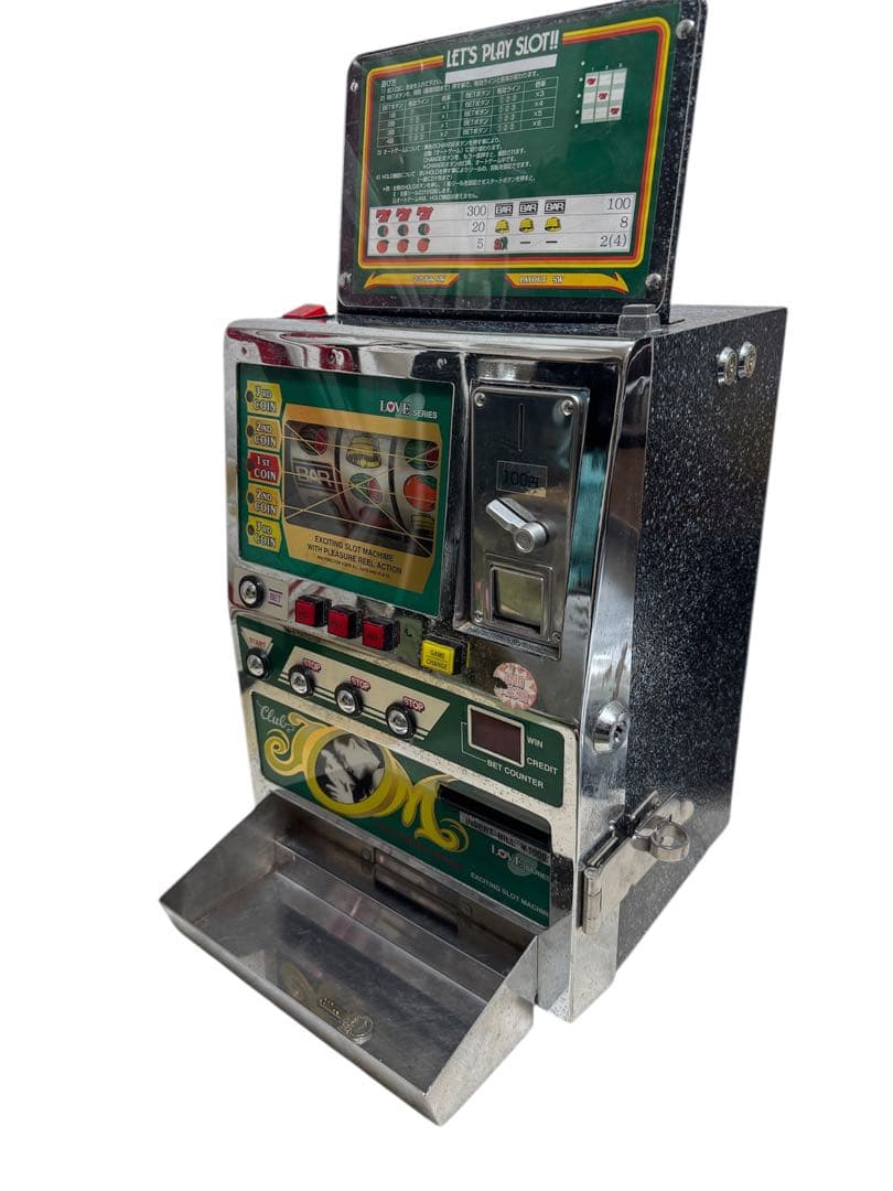 レア希少】卓上ミニスロットマシーン LOVEシリーズ JOMレトロ卓上ゲーム機