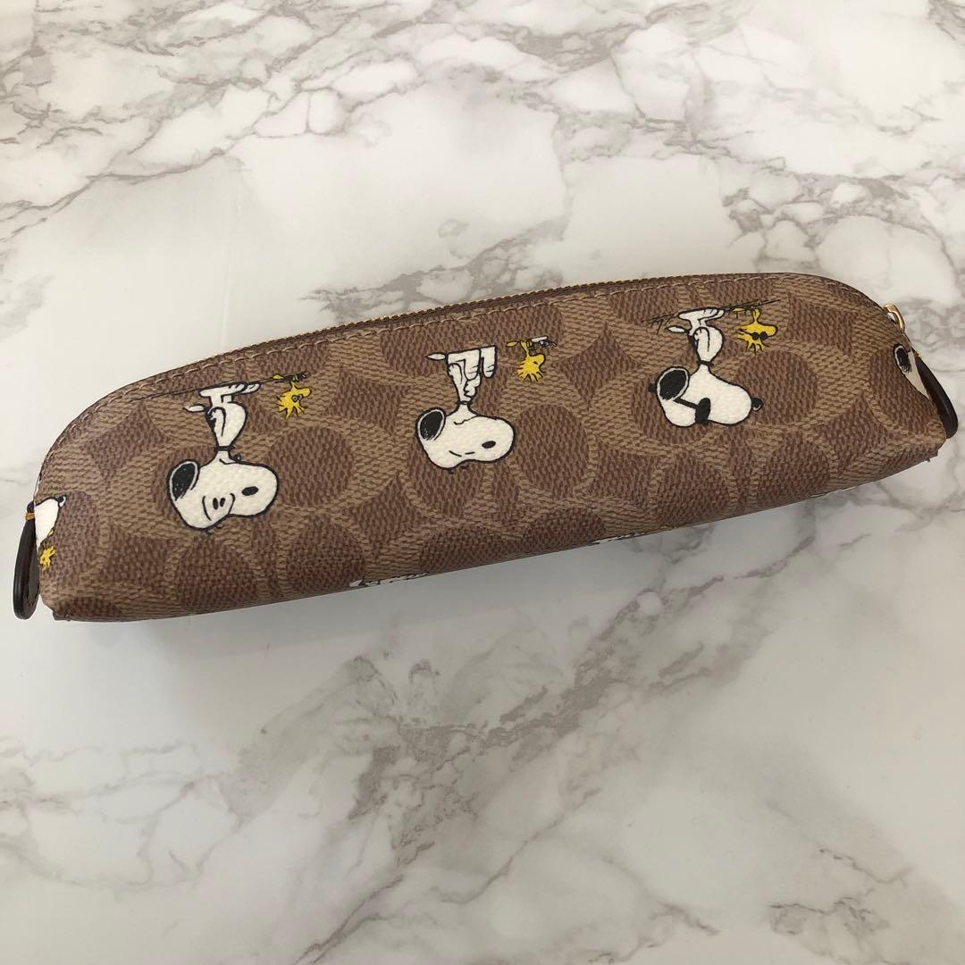 新品未使用 コーチ スヌーピー コラボ ペンケース - メルカリ