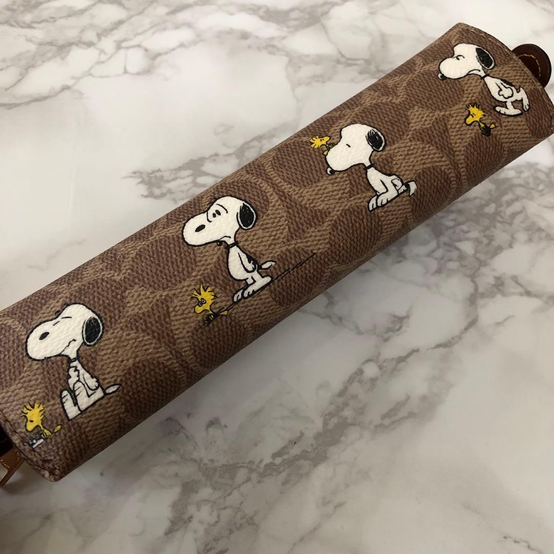 新品未使用 コーチ スヌーピー コラボ ペンケース - メルカリ