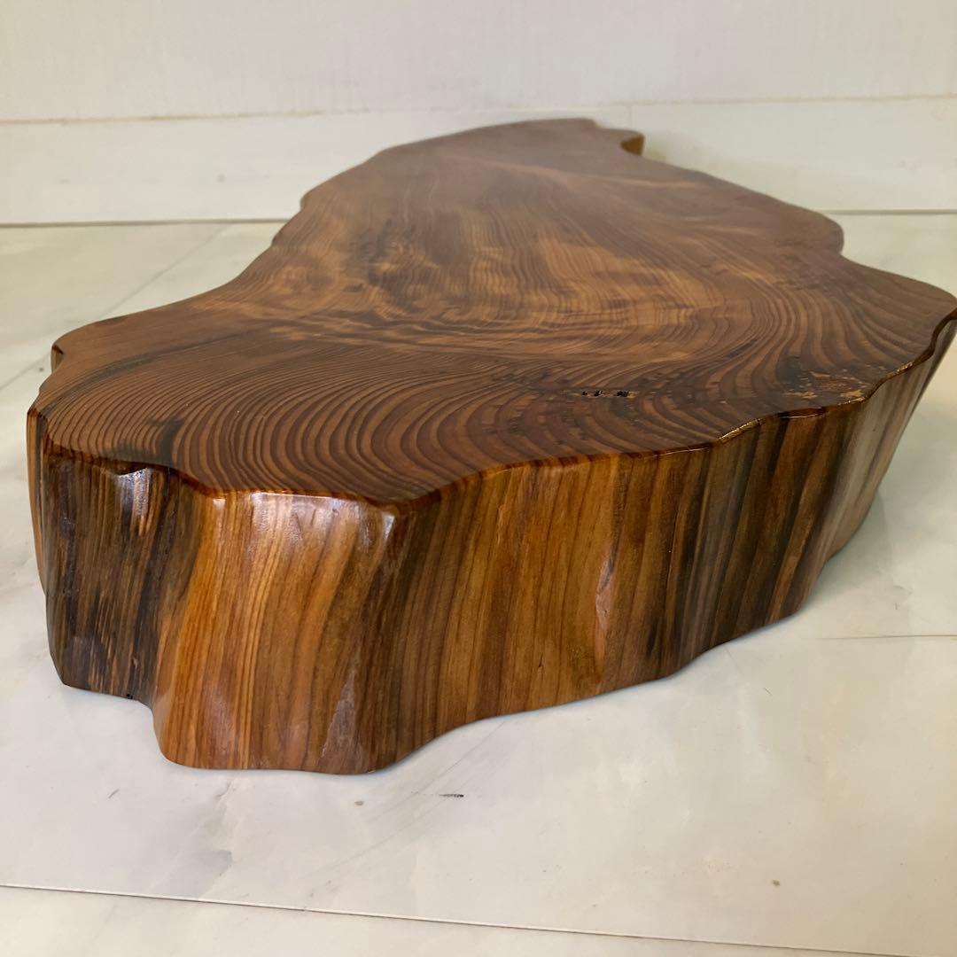 屋久杉台座屋久杉飾り台屋久杉工芸品置台屋久杉希少置き台世界遺産