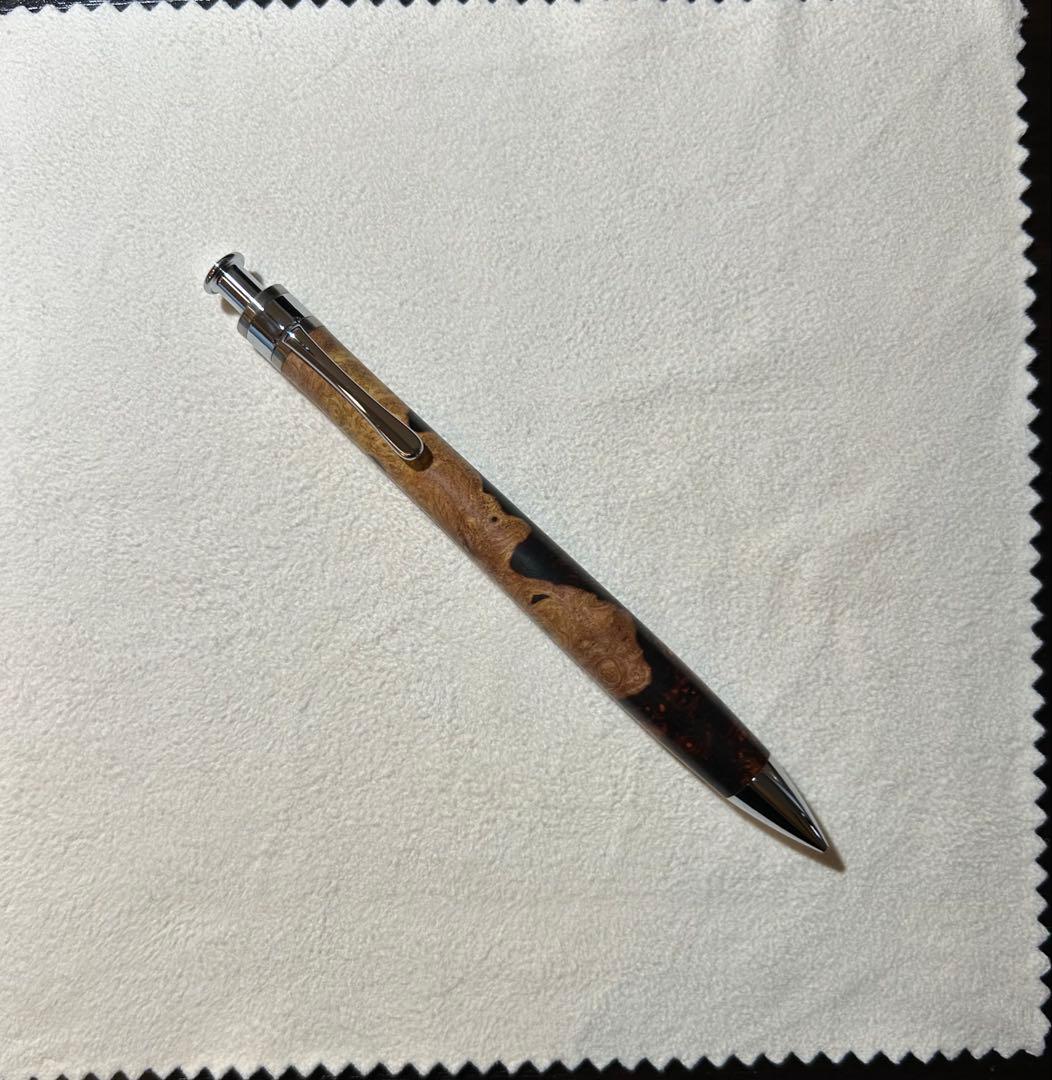工房楔 ローズウッド こぶ杢 シャーペン 0.5mm ペンシル楔