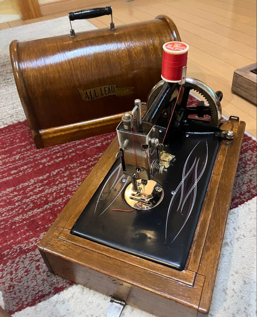 ALL LEADチェーンステッチ・ミシン☆整備・調整済☆実働・単環縫☆昭和