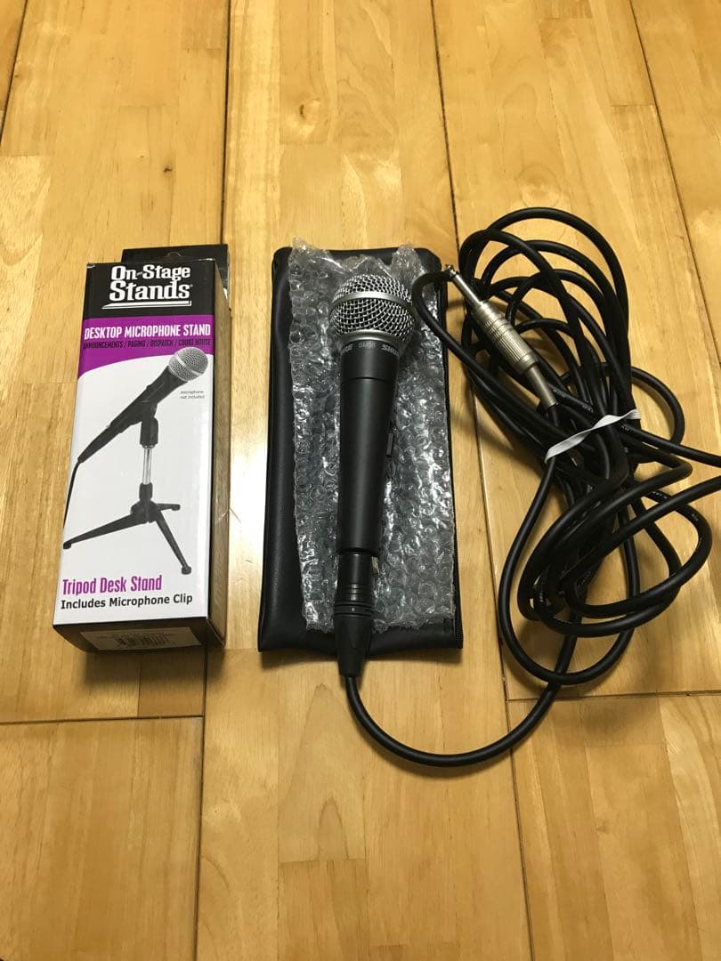 SHURE SM58 ダイナミックマイク　スイッチ付き