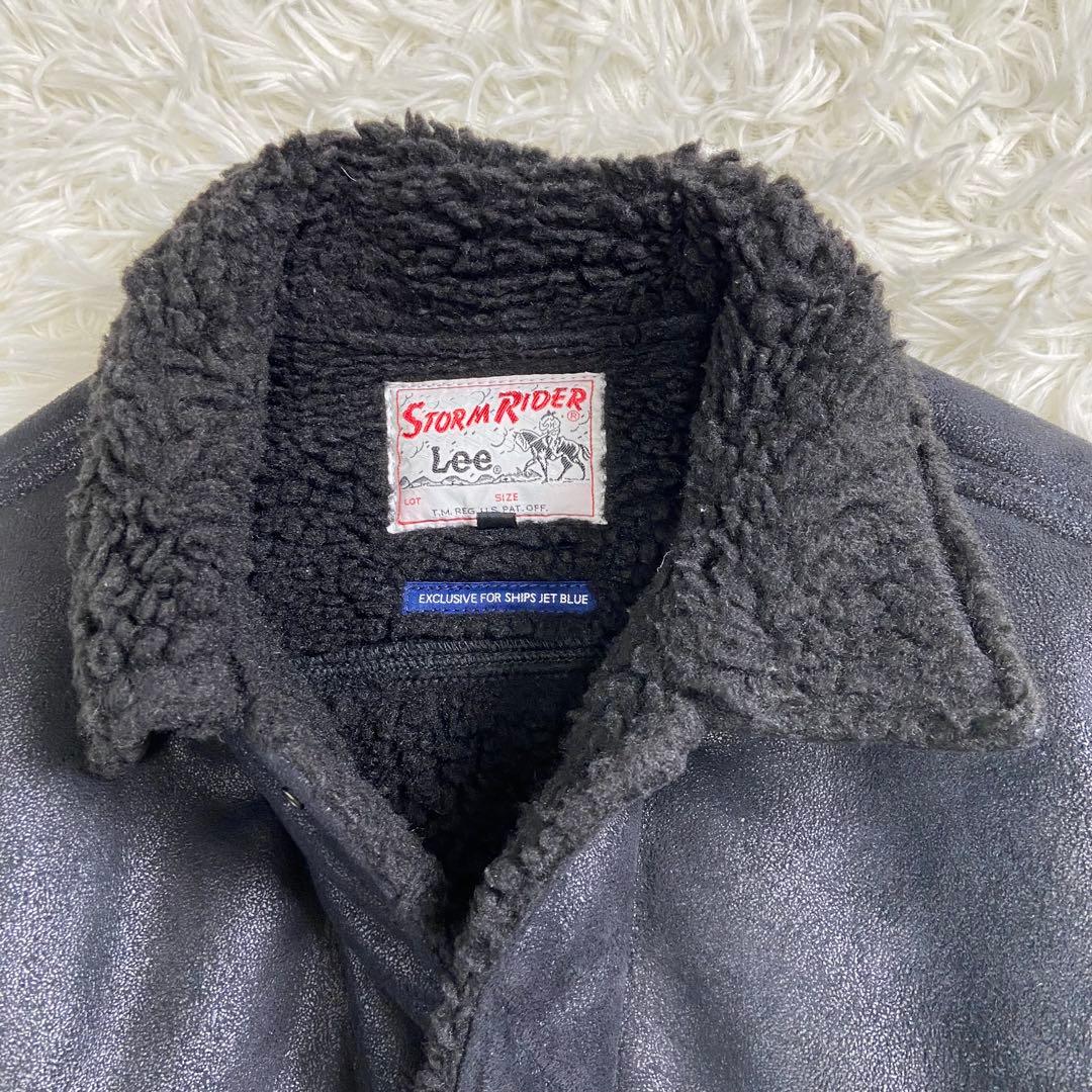 Leeストームライダー シップスジェットブルー別注 裏ボアフェイク