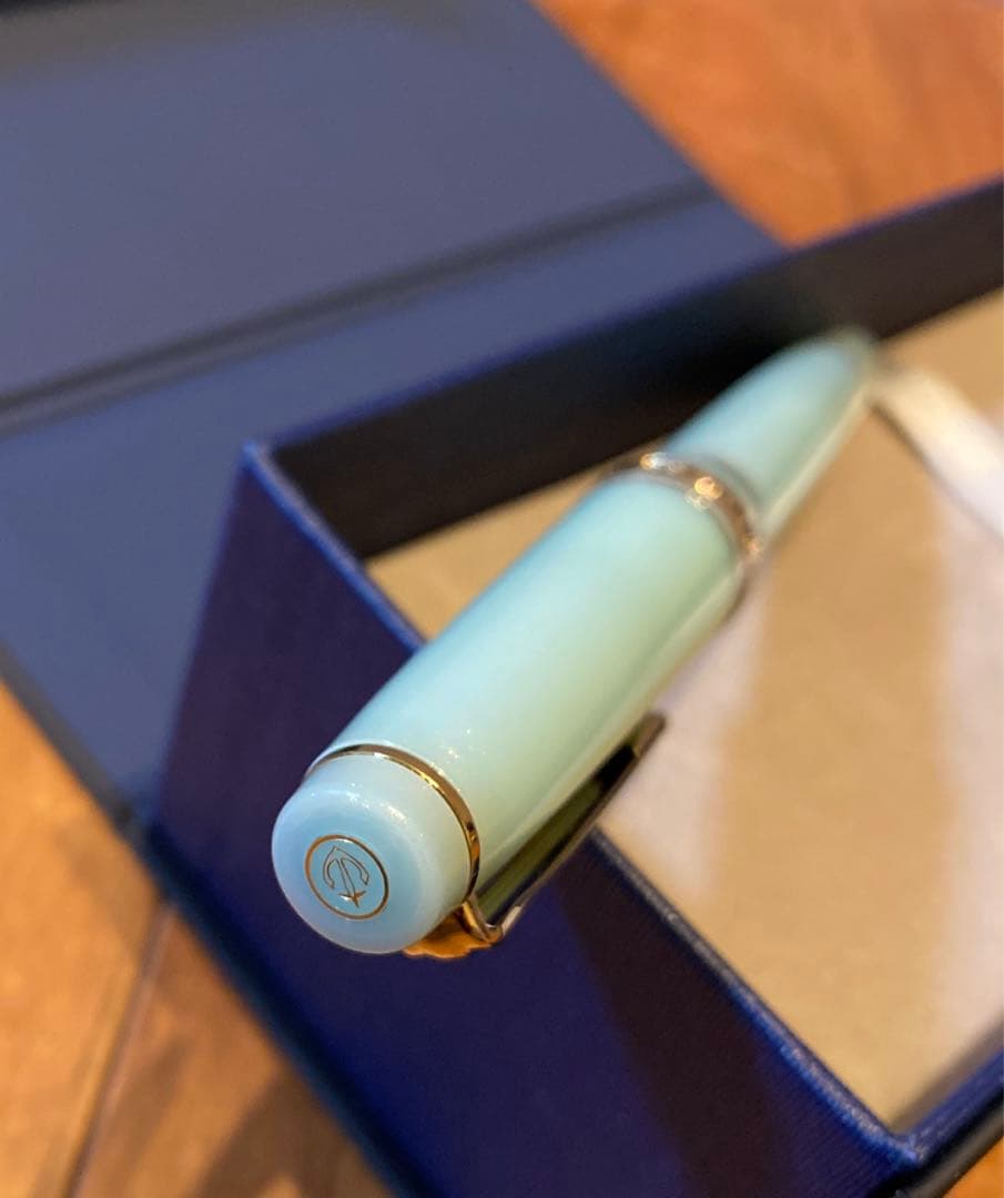 新品 字幅F ペントノート オリジナル 万年筆 しのぶの翠色。の通販はau