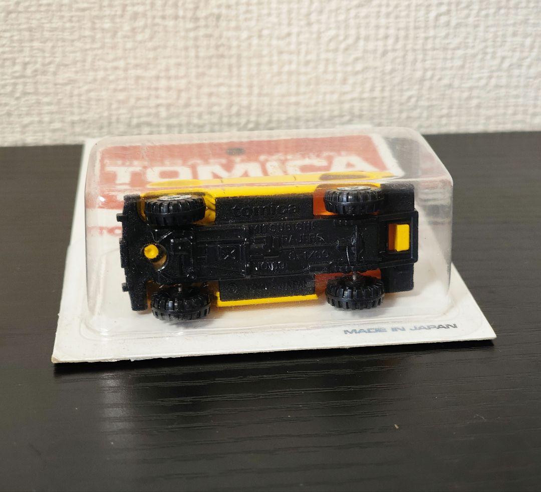 未開封　TOMICA　トミカ　三菱パジェロ　黄色　ブリスターパック
