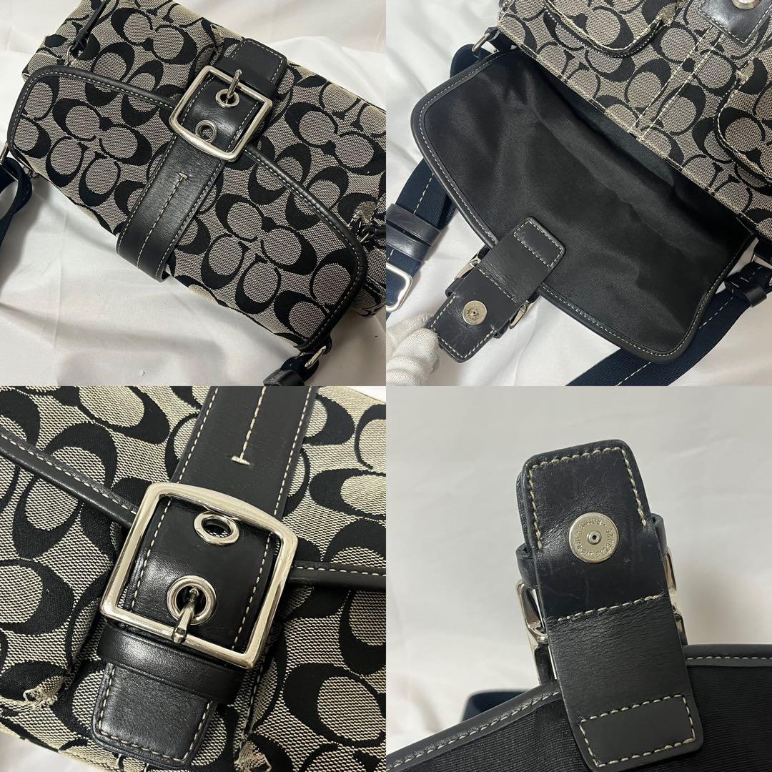 ✨極美品✨　coach ショルダーバッグ　バッグ　キャンバス　シグネチャー