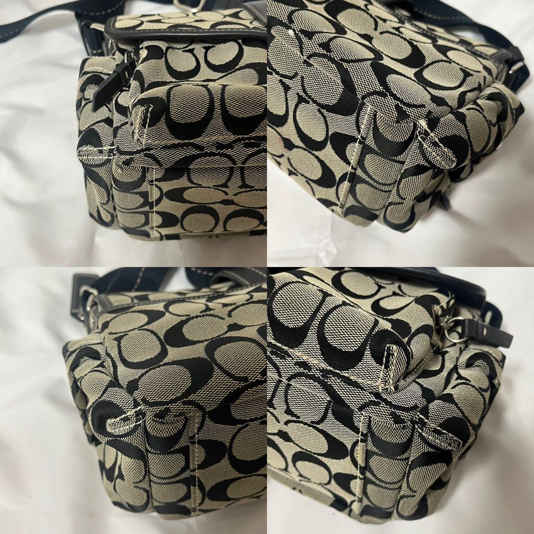 ✨極美品✨　coach ショルダーバッグ　バッグ　キャンバス　シグネチャー