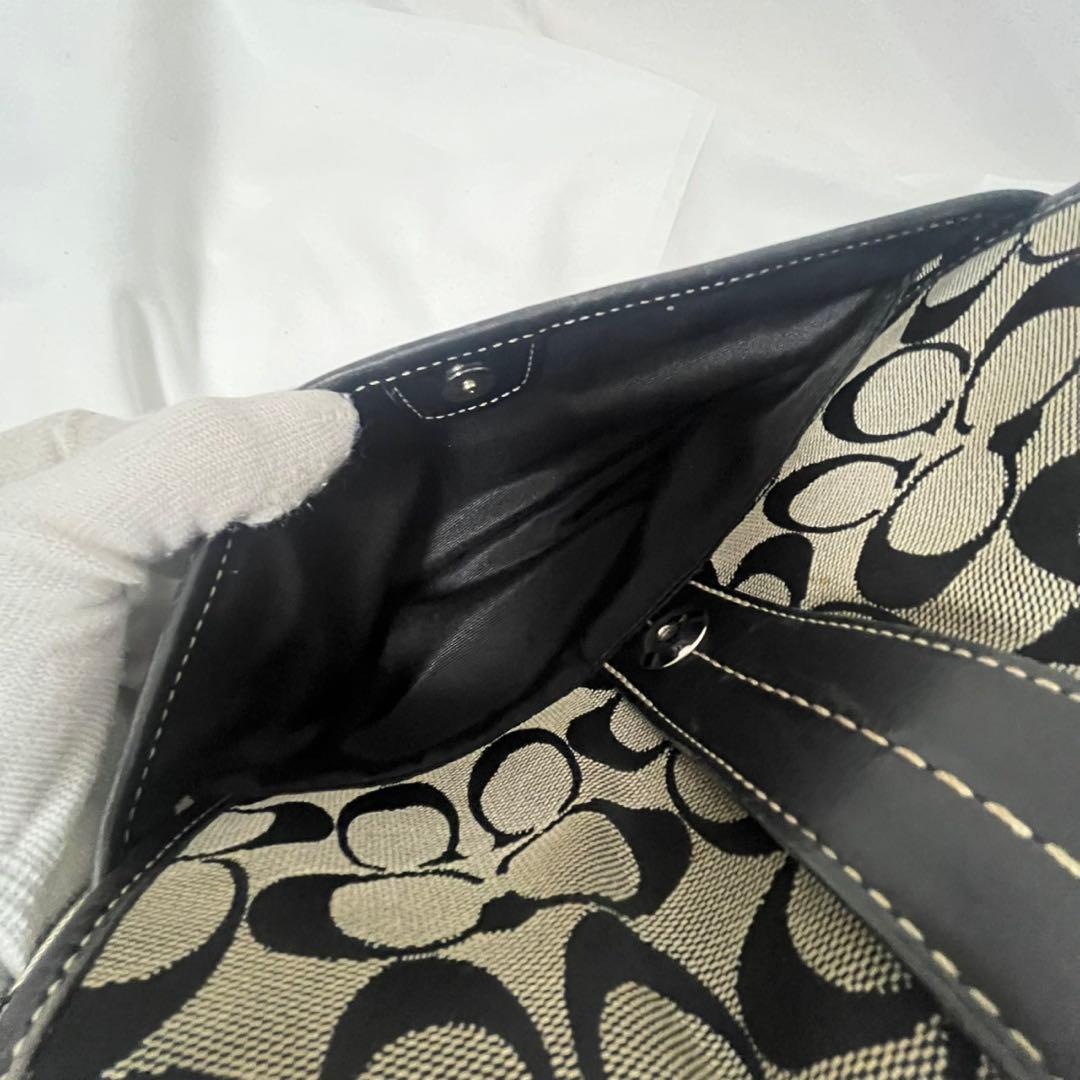 ✨極美品✨　coach ショルダーバッグ　バッグ　キャンバス　シグネチャー