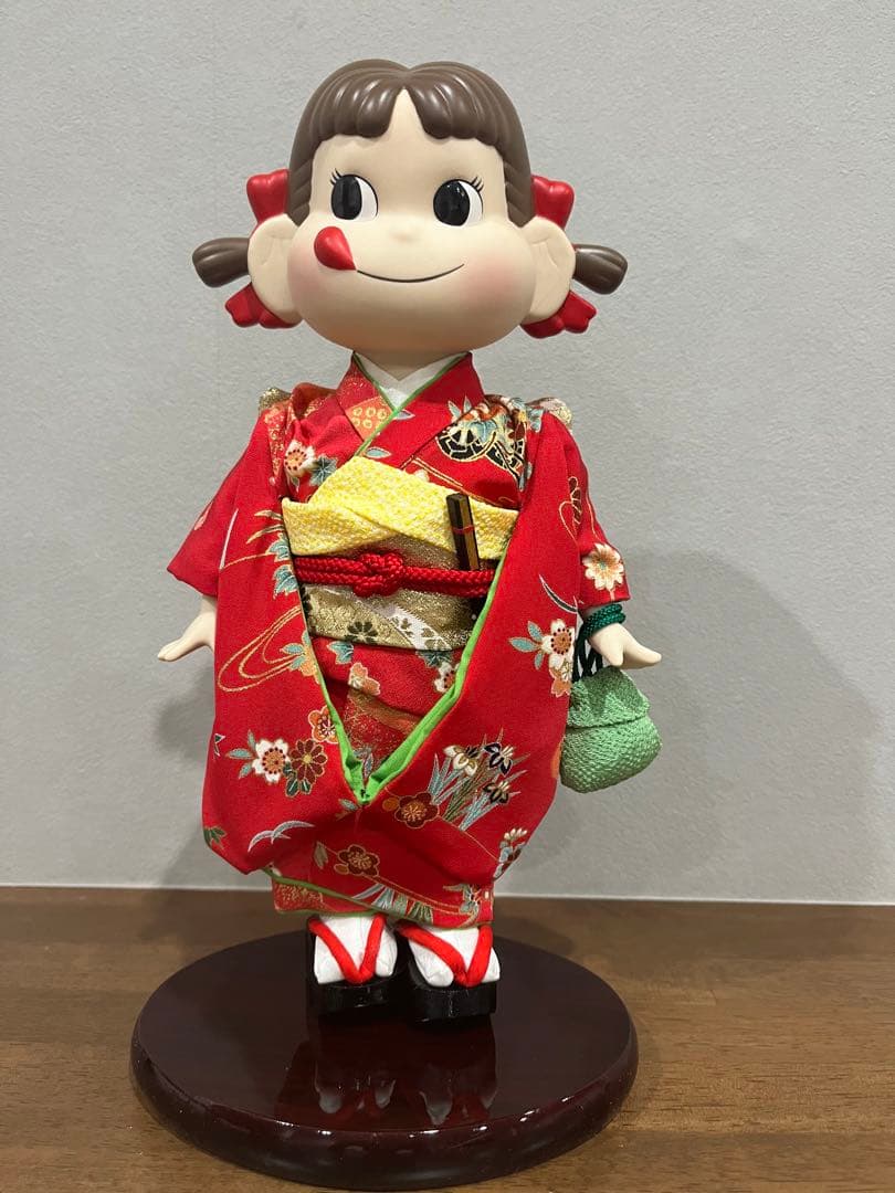 ペコちゃん】晴れ着ペコちゃん 茜の晴れ着