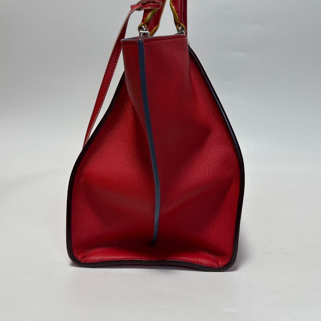 t69【極美品】保存袋付　フェンディ　レザートロワジュール　2wayショルダー.