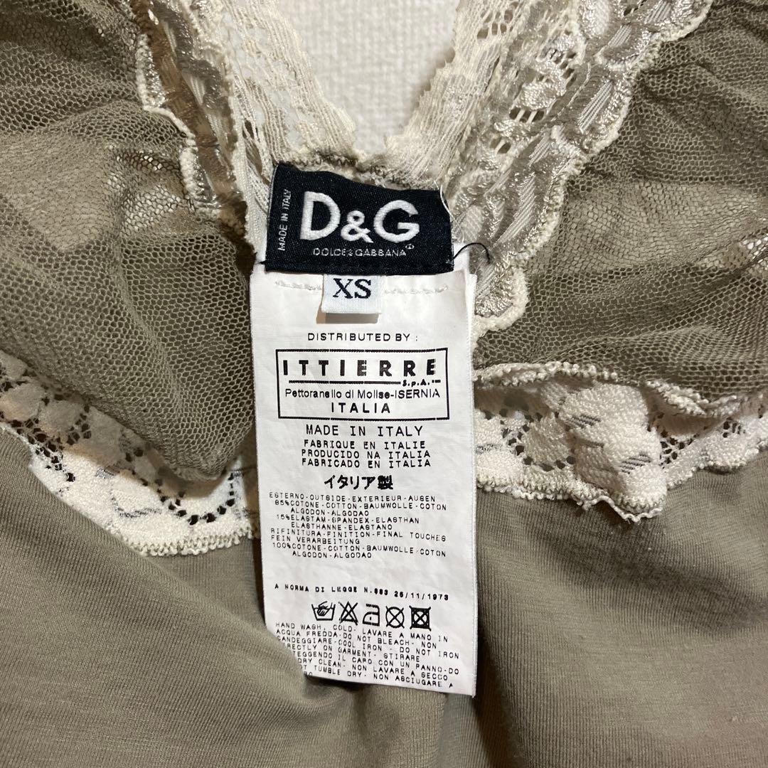 D&G ドルチェ＆ガッバーナ ノースリーブトップス　タンクトップ