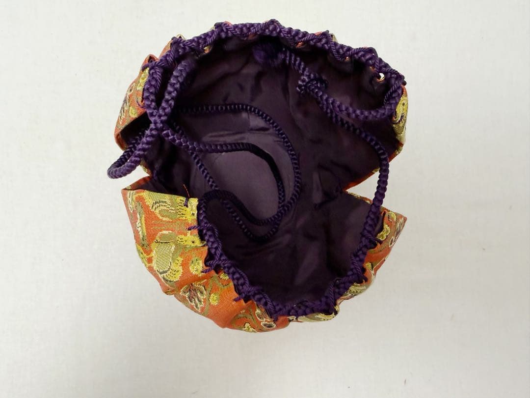 未使用 茶道具 助田宗明造 老松茶入 仕覆付 鴛鴦唐草錦 共箱