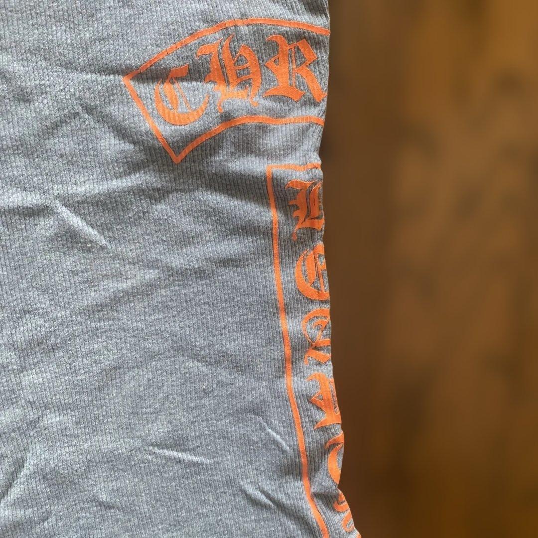 クロムハーツ 激レア　ビンテージ　正規品　蛍光オレンジ×グレー　タンクトップ