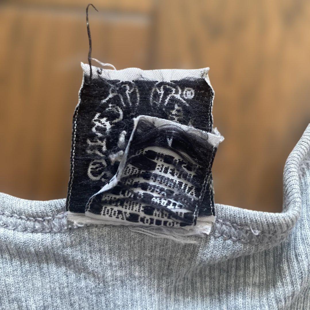 クロムハーツ 激レア　ビンテージ　正規品　蛍光オレンジ×グレー　タンクトップ